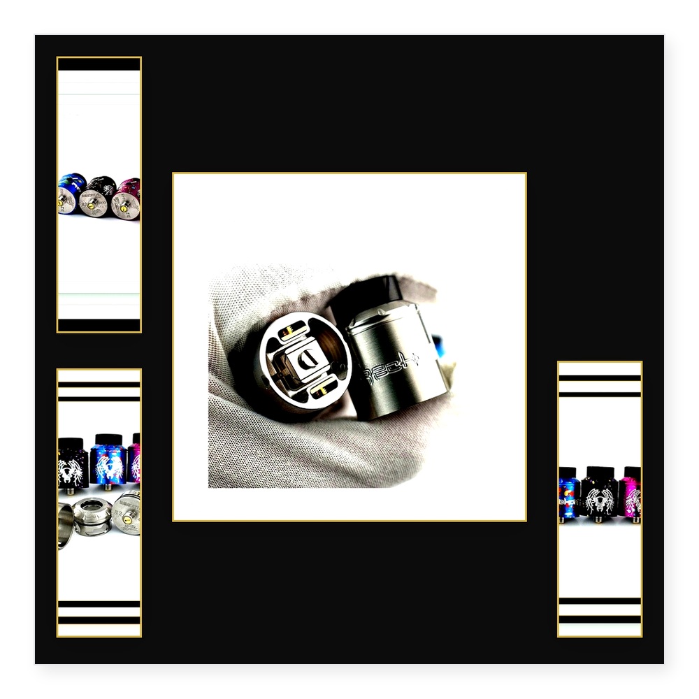 Vape Coil Replacement - Wolfcoolvape Reckoning RDA 25mm - 多機能メッシュ＆シングルコイルデザイン、BFピンと調整可能なエアフローを備えた電子タバコ用製品