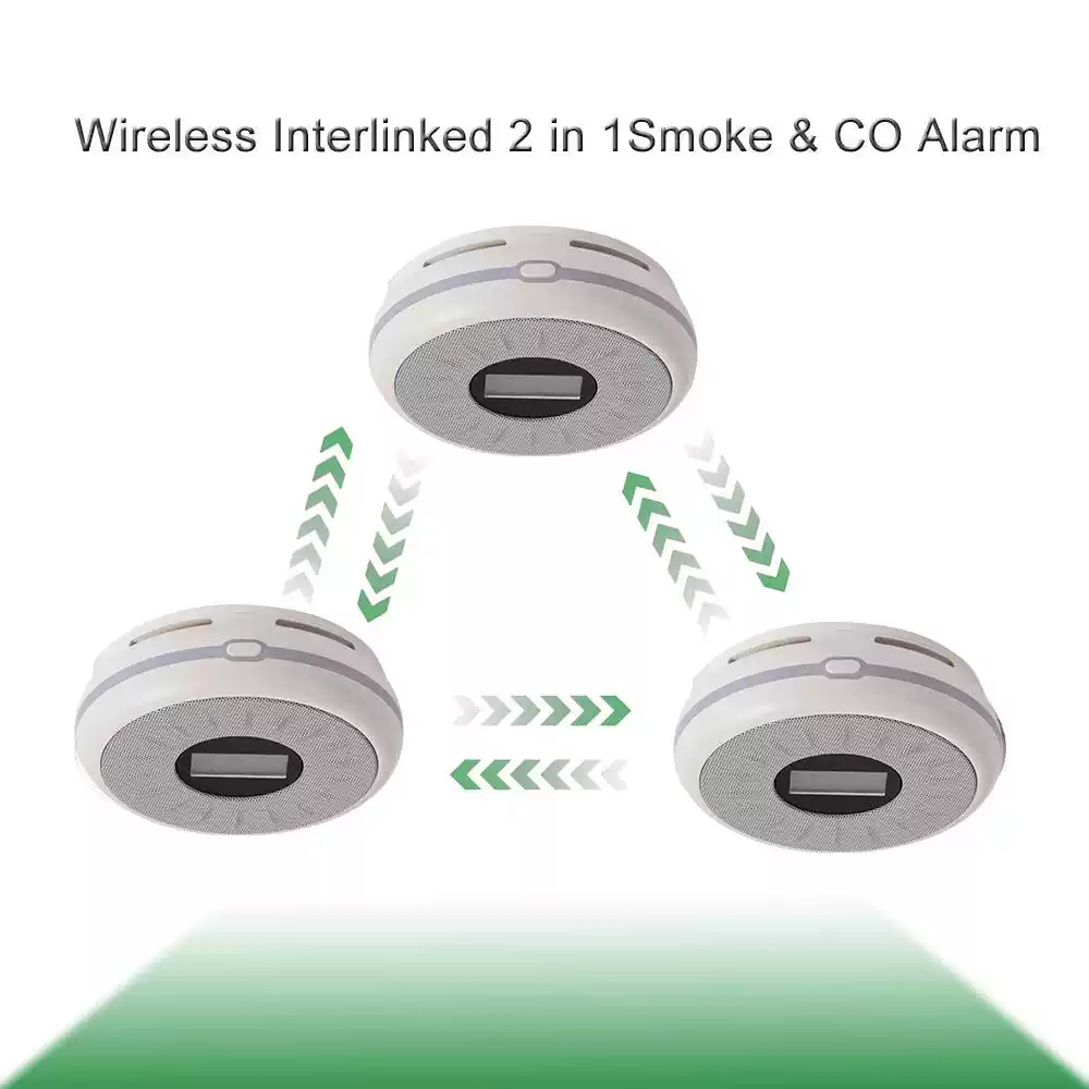Vaping Area - CE認証済み電子タバコ検知器、ノイズPM2.5検知機能付き、WIFI対応、温度・湿度・CO2測定機能付き
