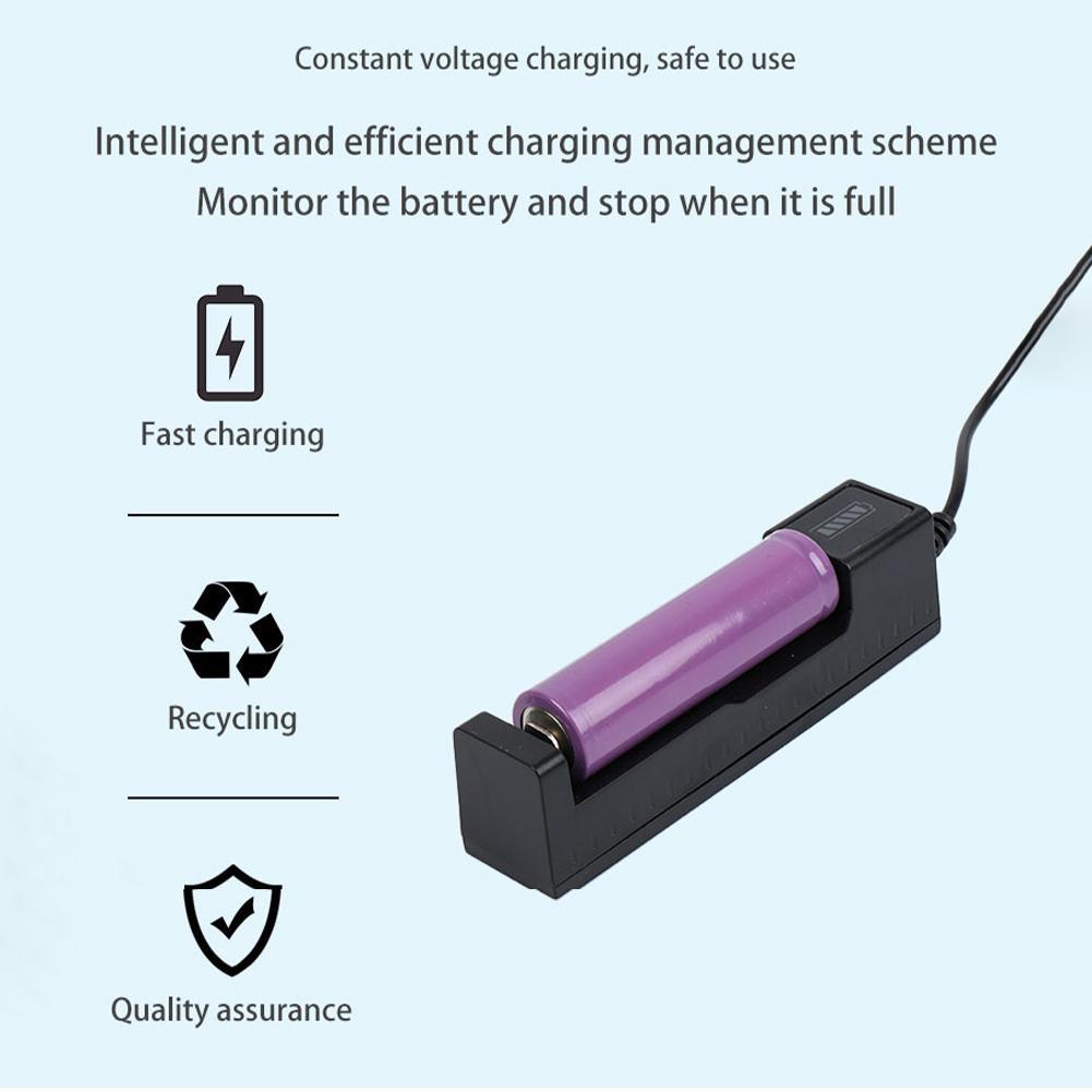 ユニバーサル18650バッテリー充電器 USBスマートシング - Vaping Area のレビューと価格