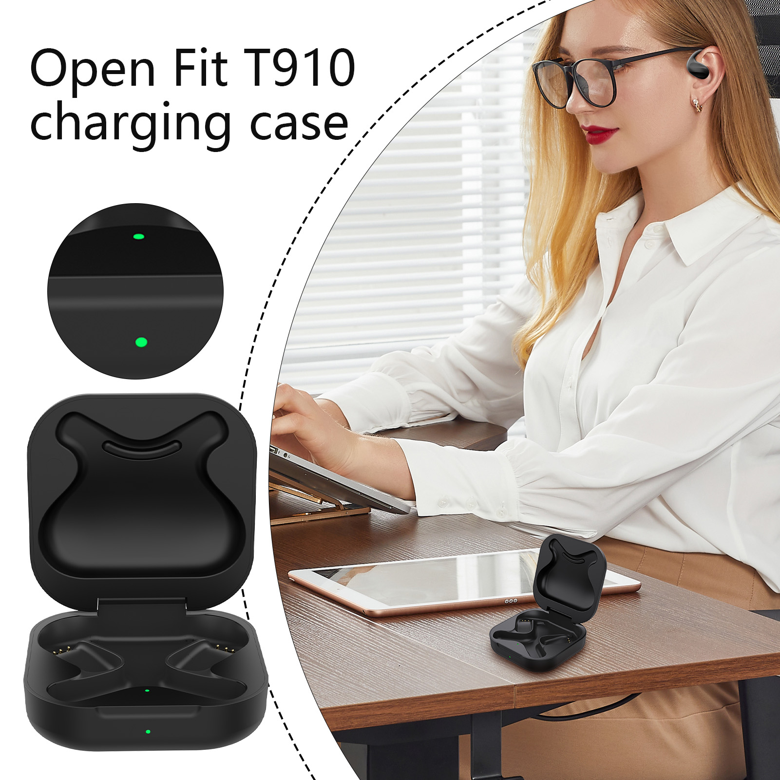 交換用充電ケース SHOKZ OpenFit T910 ワイ - Battery Case Storage のレビューと価格